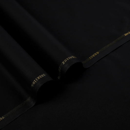 Noir Black Cotton – A Timeless Statement of Style